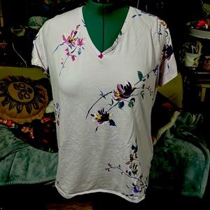 Lilac colored floral top